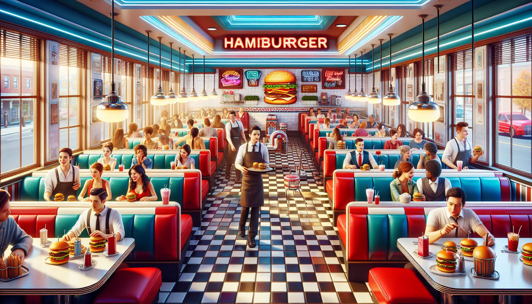 ハンバーガー　お店 image 3